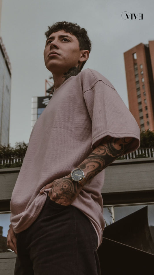 Camiseta Oversize Morada