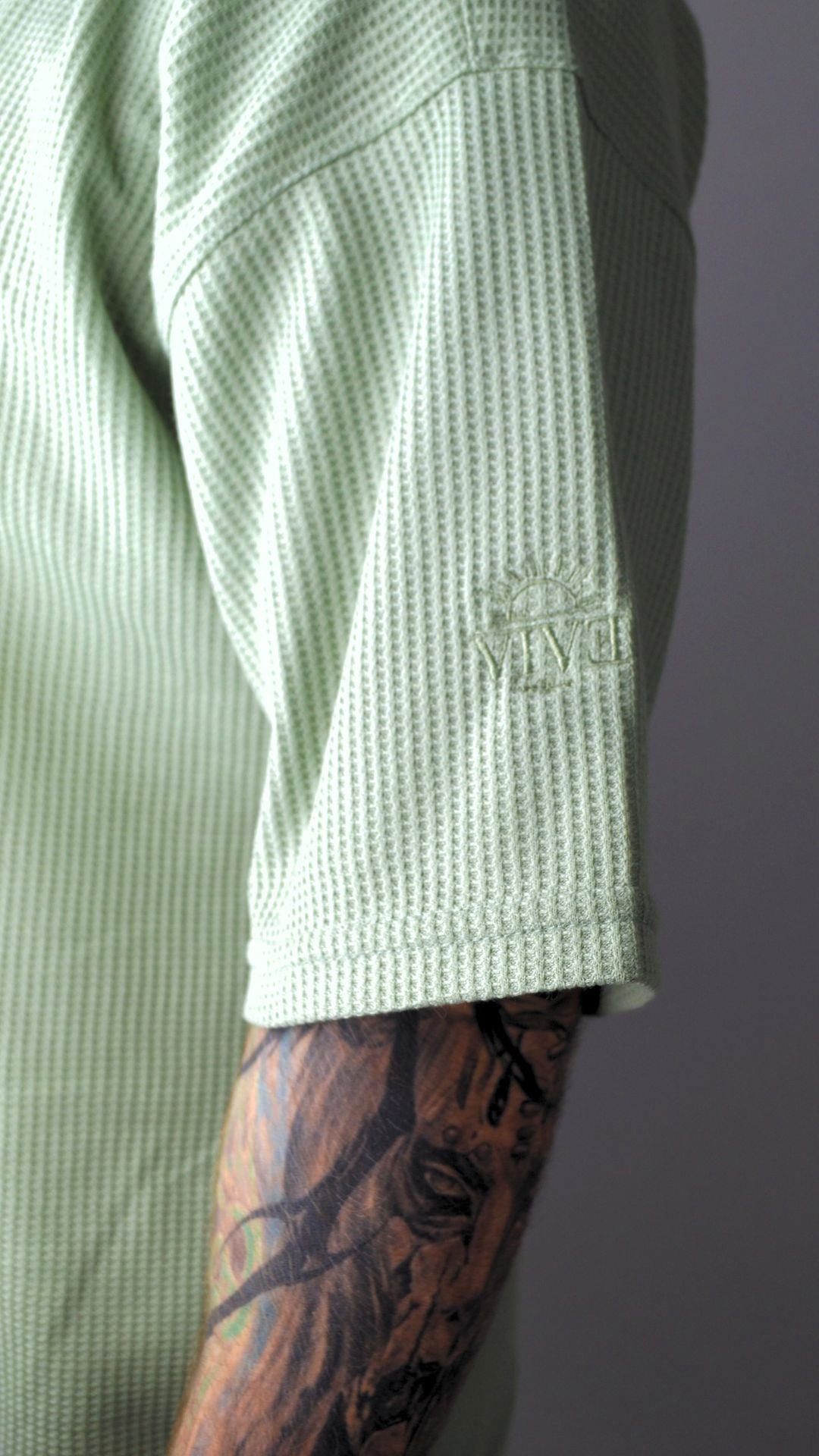 Camiseta Oversize Texturizada Verde